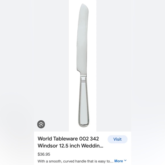 Windsor Wedding Cake Utensil - Picture 1 of 1